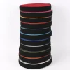 Gummiband mit farbigem Rand schwarz pink Breite: 4cm