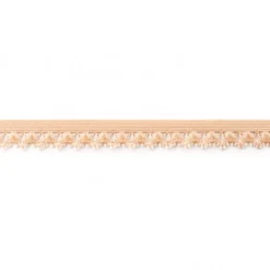 Gummiband mit Spitzenverzierung sand Breite: 1,5cm