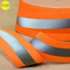 Gummiband reflektierend neonorange 3,8cm Breite