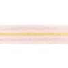 Gummi Band Streifen Glitzer rosa silberfarbig goldfarbig Breite: 4cm