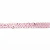 Gummi Pailletten altrosa Breite: 2cm