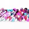 Gummi Pailletten bunt Breite: 3cm