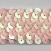 Gummi Pailletten rosa Breite: 3cm