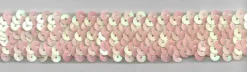 Gummi Pailletten rosa Breite: 3cm
