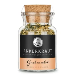 Gurkensalat Gewürzmischung im Glas 60g mit Korkdeckel von Ankerkraut