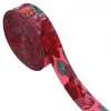 Gurtband Blumen bedruckt fuchsia pink bunt 3,8cm Breite