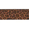 Gurtband Deko gemustert Leomuster braun schwarz Breite: 4cm
