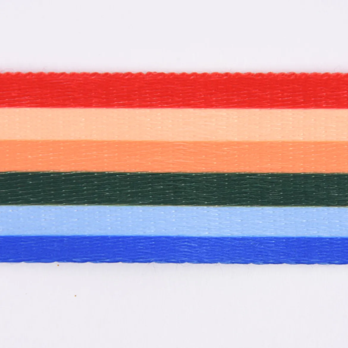 Gurtband Deko Streifen länglich blau grün gelb rot Polyester Breite: 4cm