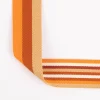 Gurtband doppelseitig robust für Taschen gestreift orange 40mm breit
