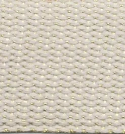 Gurtband Glamour sand goldfarbig Metallic-Effekte Meterware 40mm Breite