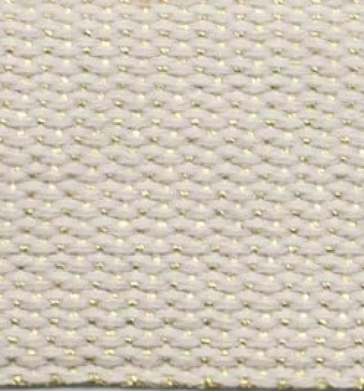 Gurtband Glamour sand goldfarbig Metallic-Effekte Meterware 40mm Breite