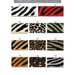 Gurtband Leopardenmuster braun schwarz 3,8cm Breite