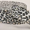 Gurtband Leopardenmuster weiß schwarz beige 3,8cm Breite