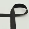 Gurtband Meterware extra weich black schwarz 2,5 cm Breite