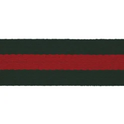 Gurtband Streifen breit grün rot Breite: 4cm