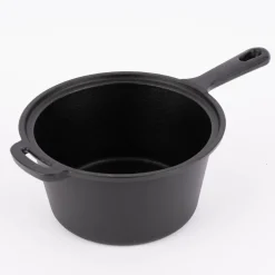 Gusseisen Kasserolle Topf schwarz 19x10cm