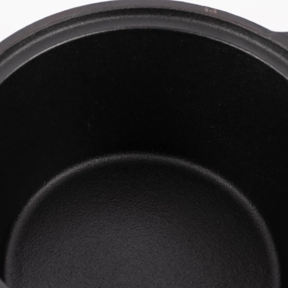 Gusseisen Kasserolle Topf schwarz 19x10cm