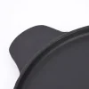 Gusseisen Pfanne für Pizza schwarz 30cm