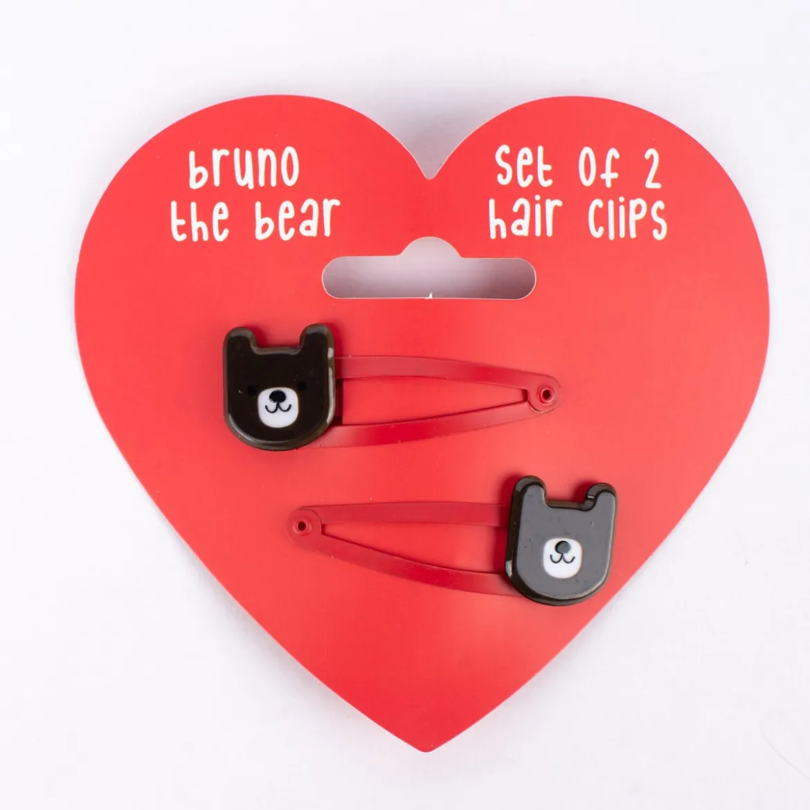 Haarklammern 2er Set Bär Bruno 5x2cm