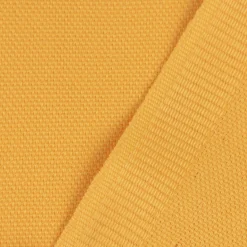 Halbpanama Dekostoff Baumwollstoff sanforisiert uni sonnen gelb 1,40m breit