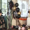 Halloween Spinnennetz in Schwarz 60g mit zwei Spinnen