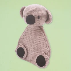 HardiCraft Häkelset für Kuscheltier Koala Shemar Eco-friendly grau schwarz mehrteilig
