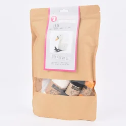 HardiCraft Häkelset für Kuscheltier Schwan Lilly weiß schwarz orange mehrteilig