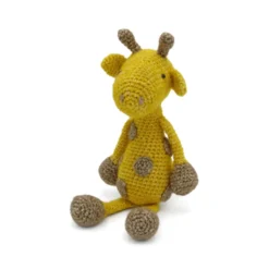 HardiCraft Häkelset für Kuscheltier Giraffe George gelb braun mehrteilig