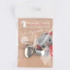 HardiCraft Hosenträger Clips 2er Set silberfarbig 35x18mm