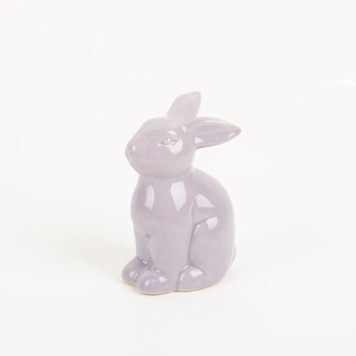 Hase Dekofigur aus Porzellan in rosa, lila oder grün 11cm von Boltze