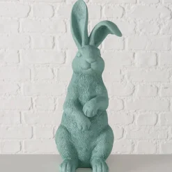 Hase mint Dekoaufsteller Kunstharz handbemalt 43cm hoch von Boltze