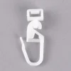 Hinno Klick-Gleiter Clickgleiter Faltengleiter 4mm beweglich weiß, 100er Pack