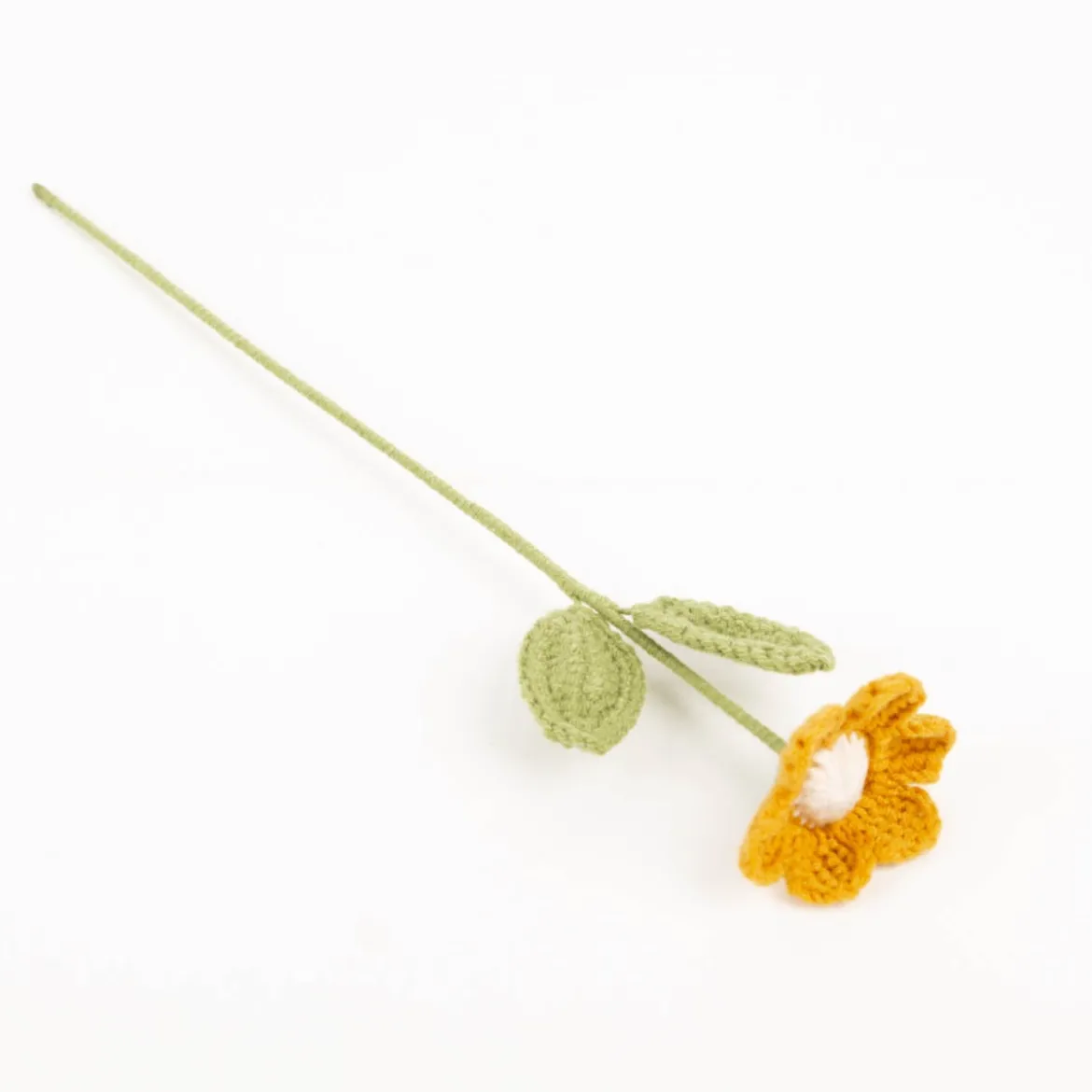 Häkelblume Dekoblume weiß, beige oder gelb 30cm von Boltze