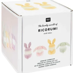 Häkelset Ricorumi Eierbecher mehrteilig pastellfarben von Rico Design