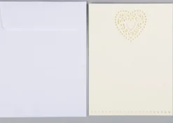 Hochzeitseinladungskarten Einladungskarten 10 Stück beige 14x10cm