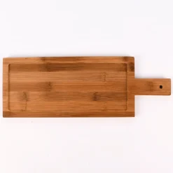 Holzbrett Holztablett Servierbrett mit Rahmen 39x14cm