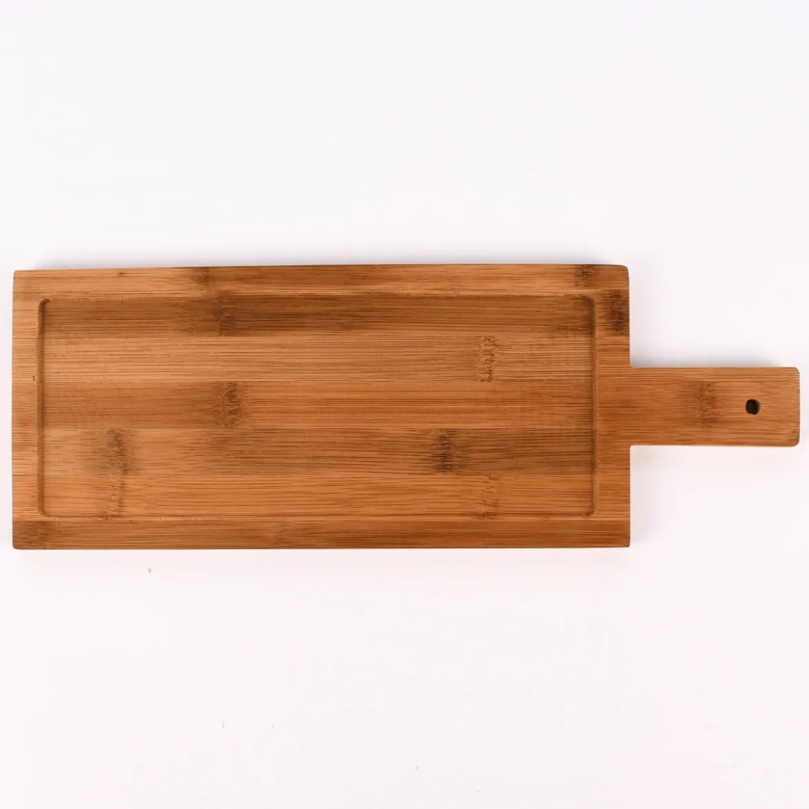 Holzbrett Holztablett Servierbrett mit Rahmen 39x14cm