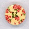Holzknopf Maschinen waschbar rund 20mm Rosen