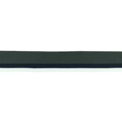 Hosenband Polyester leicht elastisch Streifen dunkelgrau schwarz weiß Breite: 3cm