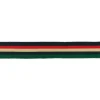Hosenband Polyester leicht elastisch Streifen schwarz rot beige blau grün Breite: 3cm