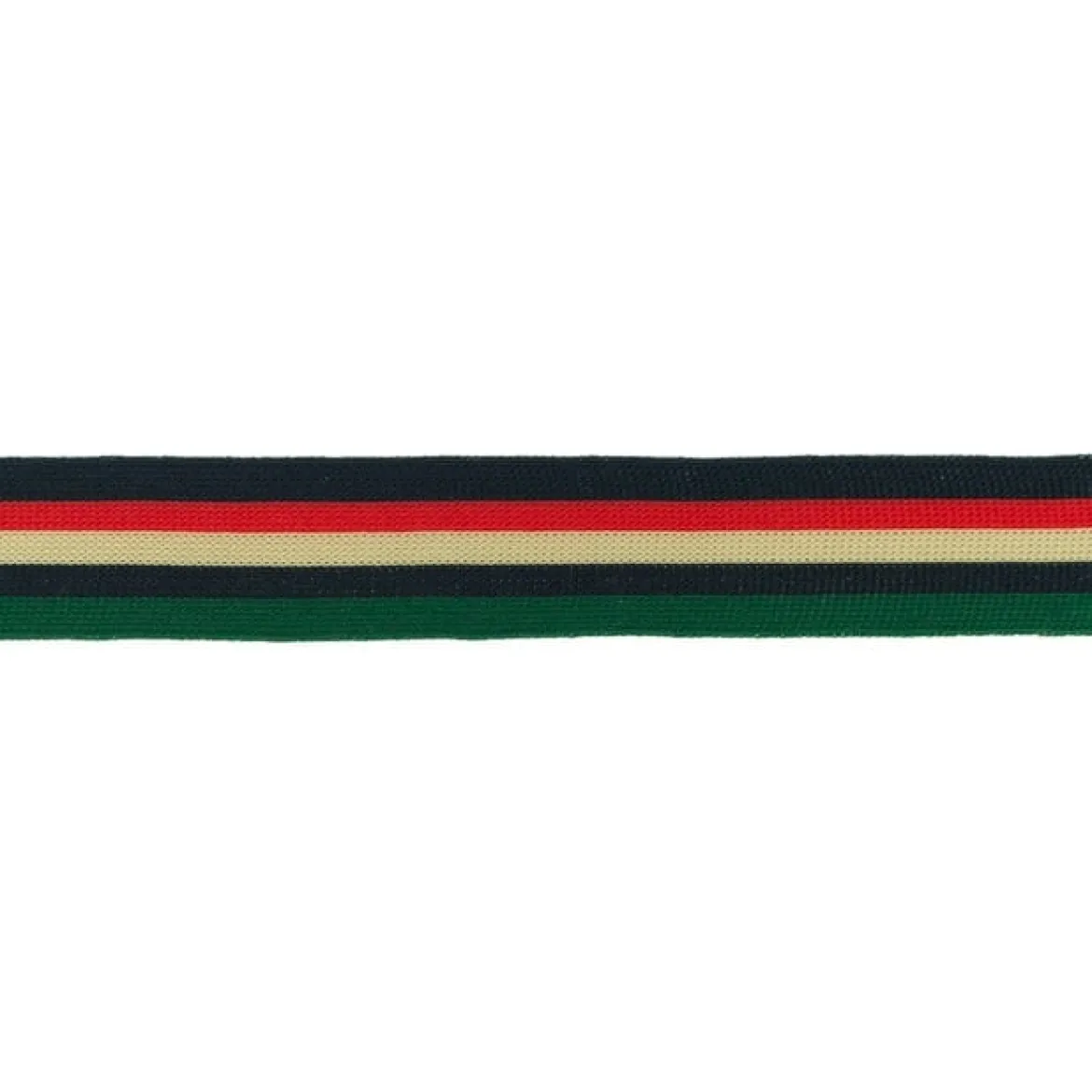 Hosenband Polyester leicht elastisch Streifen schwarz rot beige blau grün Breite: 3cm