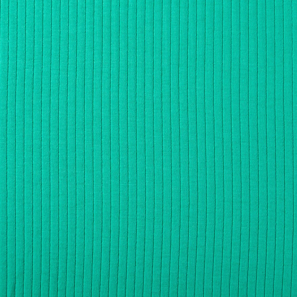 Interlock Jersey Mandy gerippt einfarbig smaragd grün 1,40m Breite