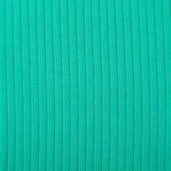 Interlock Jersey Mandy gerippt einfarbig smaragd grün 1,40m Breite