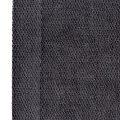 3-in-1 Thermovorhang Dim-Out Akustik mit Ösenaufhängung uni anthrazit grau strukturiert 140x260cm