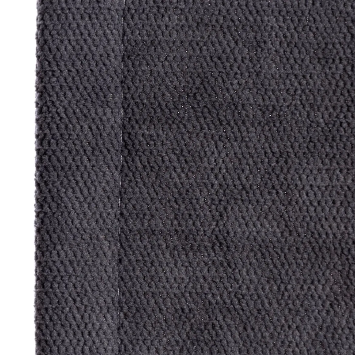 3-in-1 Thermovorhang Dim-Out Akustik mit Ösenaufhängung uni anthrazit grau strukturiert 140x260cm