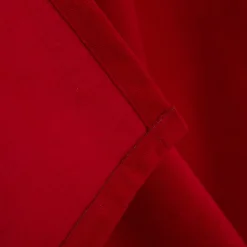 3-in-1 Thermovorhang Dim-Out Akustik mit Ösenaufhängung uni rot strukturiert 140x260cm