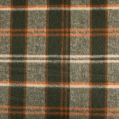 Jackenstoff Karos soft gebürstet grün 270g/qm 1,50m Breite