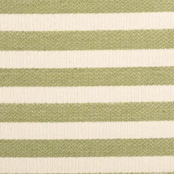 Jacquard Stoff Baumwollstoff Maurs Streifen Natur Grün 2,60m Breite