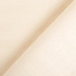 Jacquard Stoff Baumwollstoff Maurs Streifen Natur 2,60m Breite