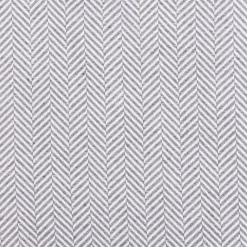 Jacquard Stoff Dekostoff Doubleface Miseno Fischgrät hellgrau 2,80m Breite